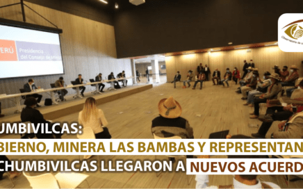 Gobierno, minera Las Bambas y representantes de Chumbivilcas llegaron a nuevos acuerdos