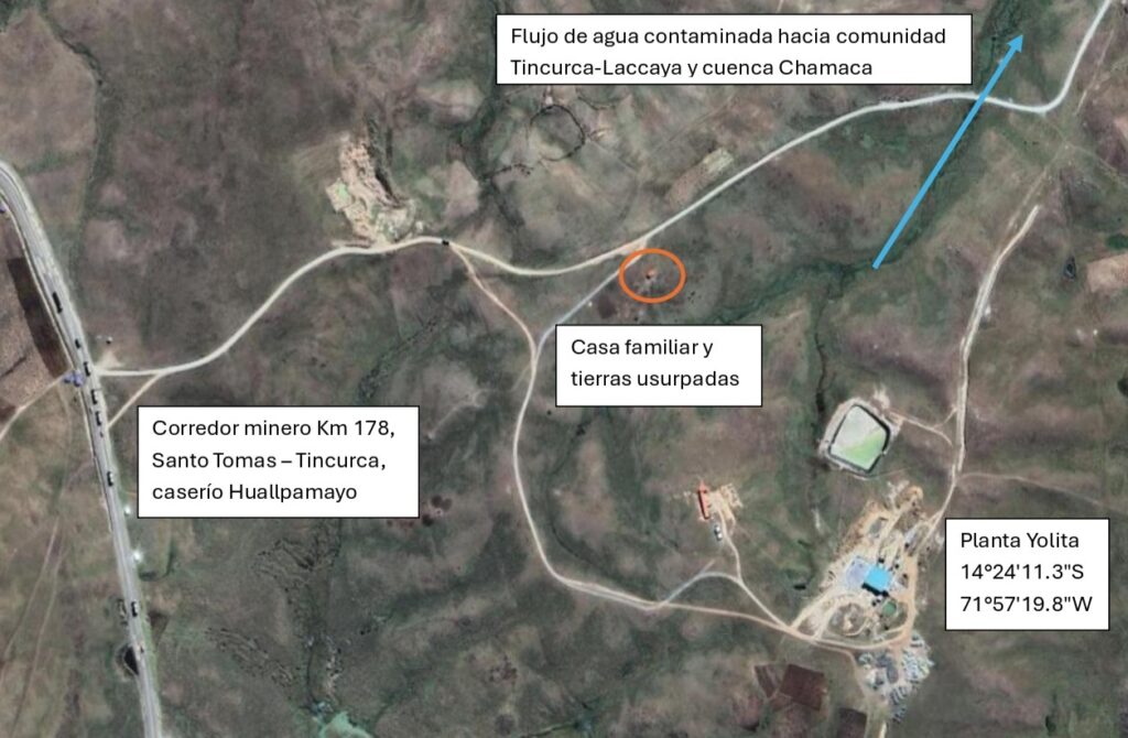 La Planta de Beneficio “Yolita”, en Chumbivilcas (Cusco), opera en medio de graves denuncias por contaminación ambiental, minería ilegal, amenazas y vulneración de derechos de la comunidad originaria de Huallpamayo, evidenciando además serias deficiencias del Estado en la fiscalización y control de la actividad minera.